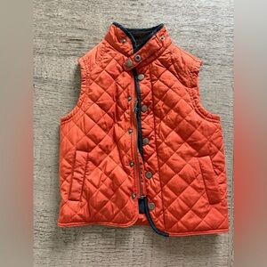 Class Club Orange Quilted Vest